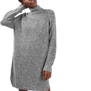 Topshop | Women’s Grunge Funnel Neck Sweater Dress | Size: US 8